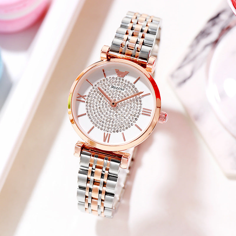 Bijoux de montre Collier plein de Star Watch Electronic Watch Set