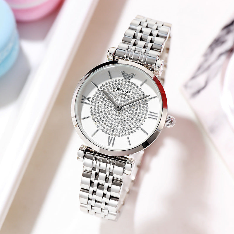 Bijoux de montre Collier plein de Star Watch Electronic Watch Set