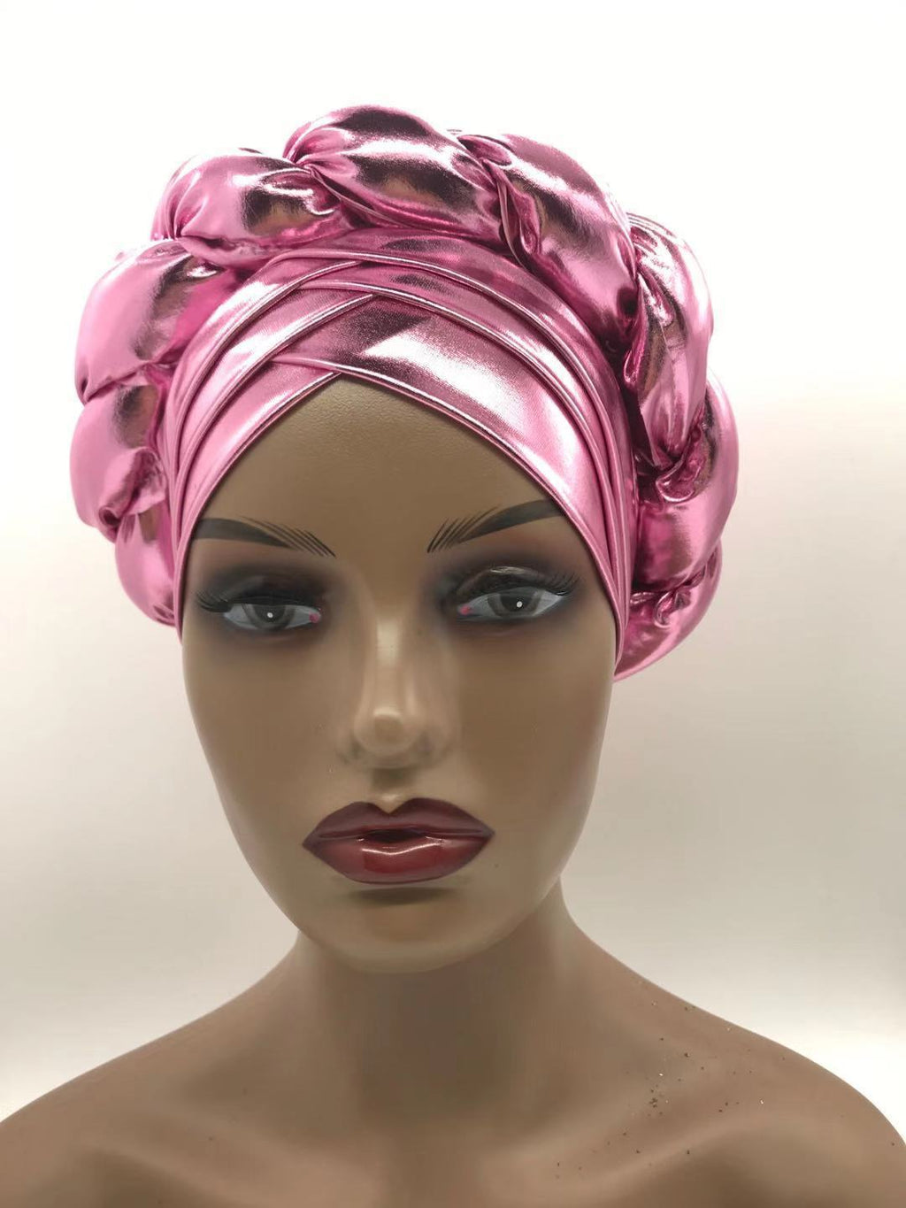 Brim Lait à trois layer Silk Bronzing Braid Head