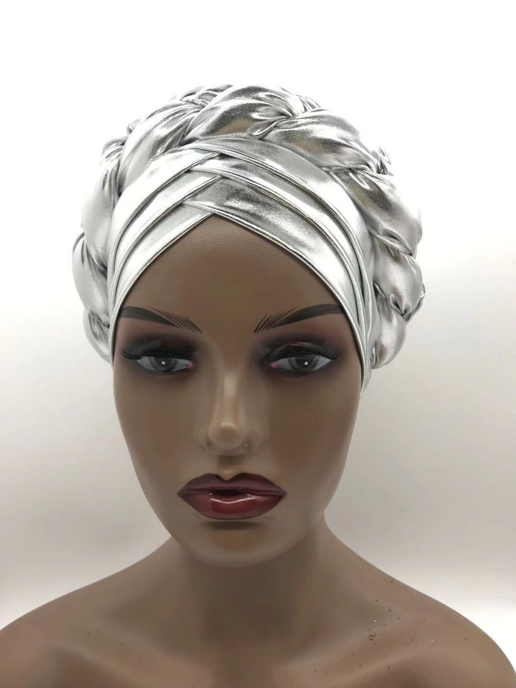 Brim Lait à trois layer Silk Bronzing Braid Head