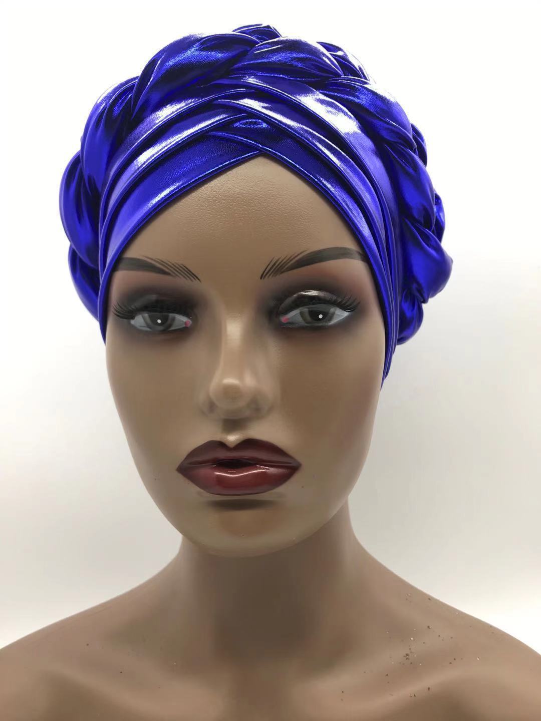 Brim Lait à trois layer Silk Bronzing Braid Head