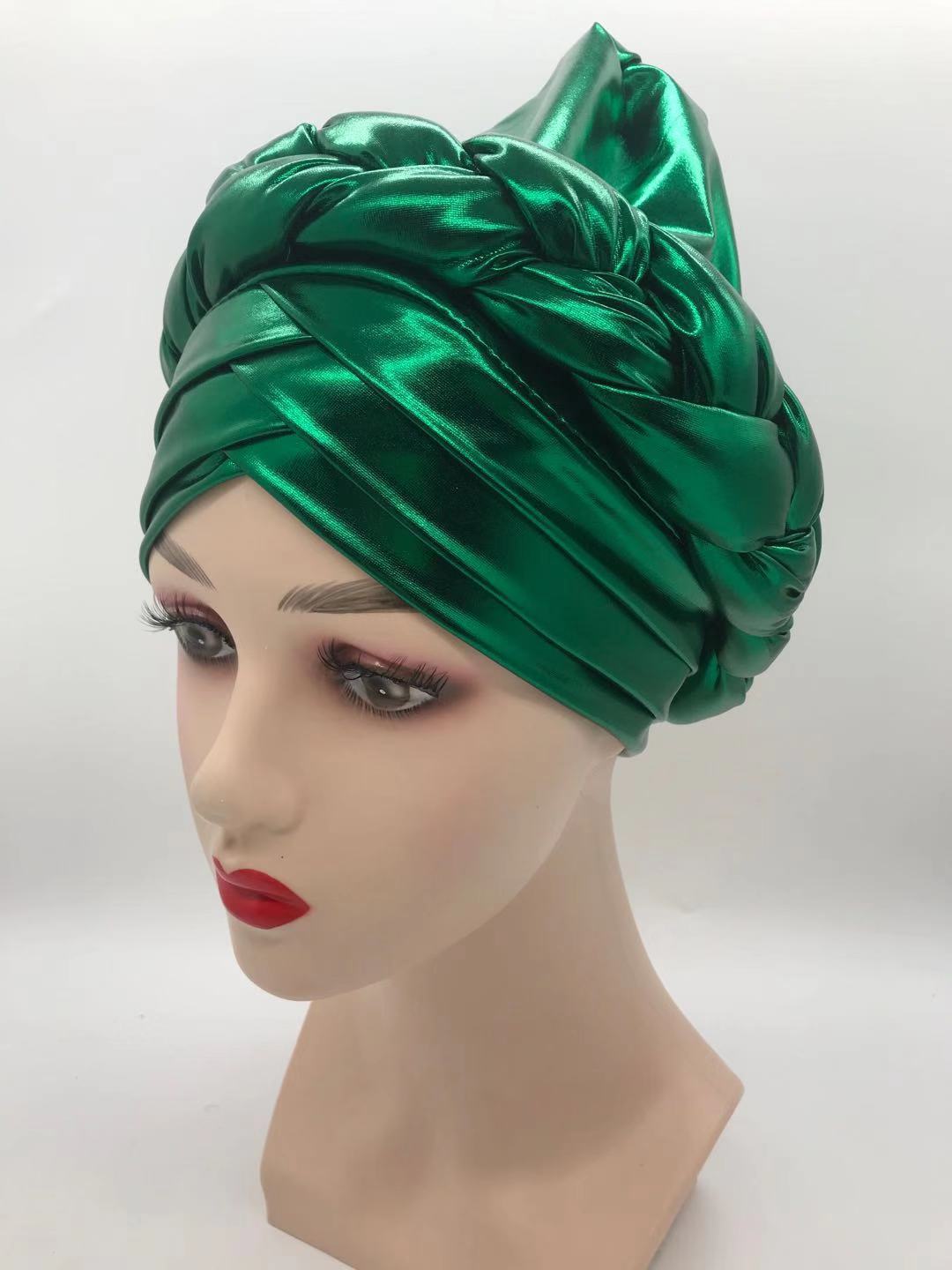 Brim Lait à trois layer Silk Bronzing Braid Head