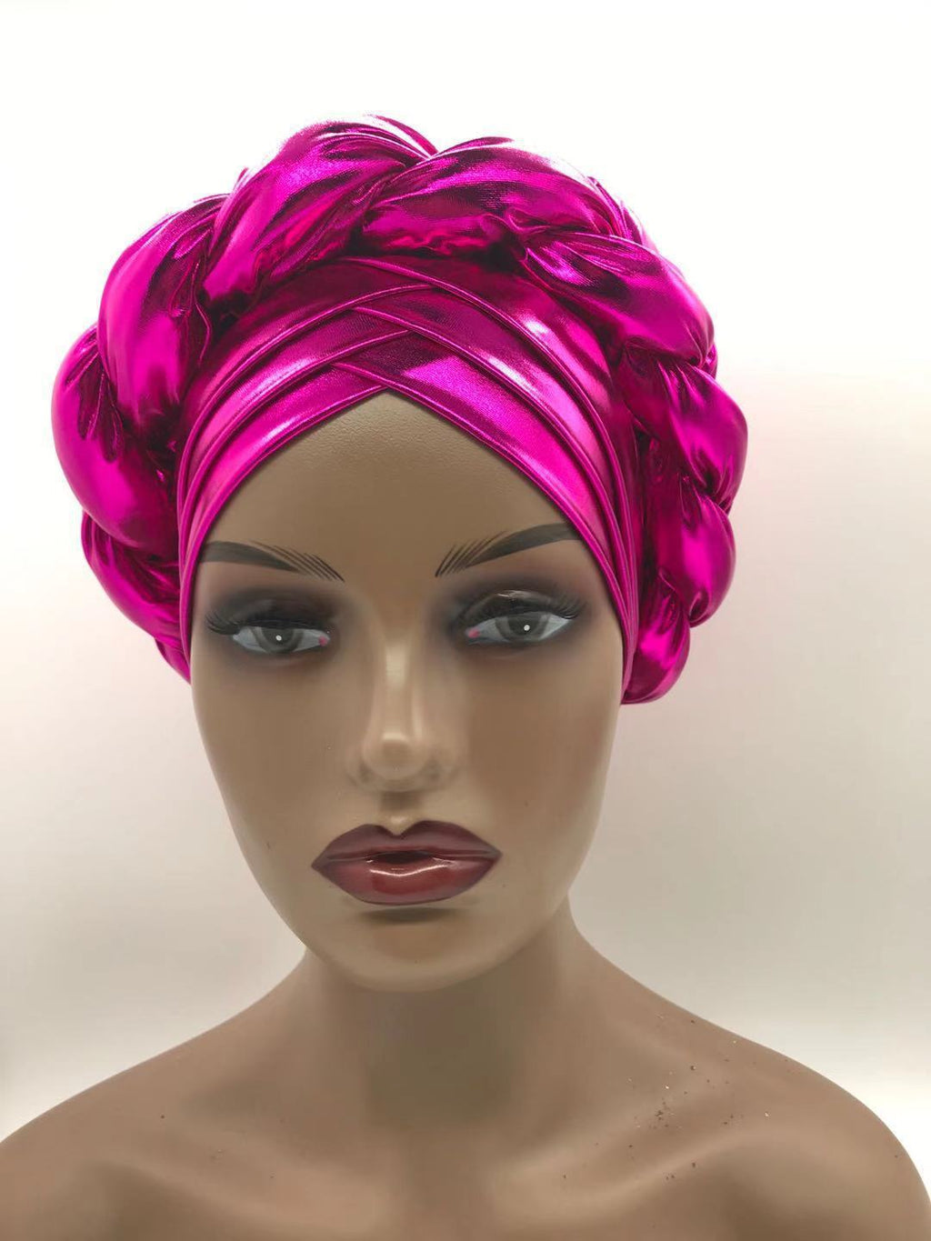 Brim Lait à trois layer Silk Bronzing Braid Head