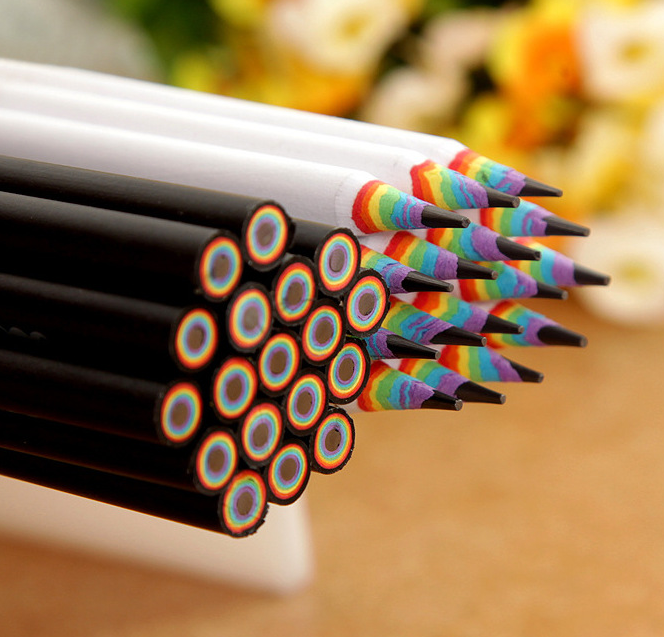 Rainbow HB Environmental Pencil Creative Papeterie