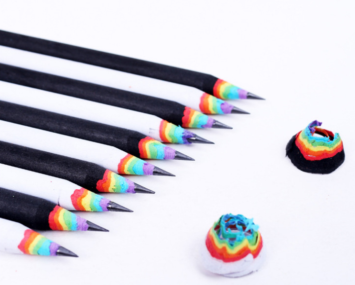 Rainbow HB Environmental Pencil Creative Papeterie
