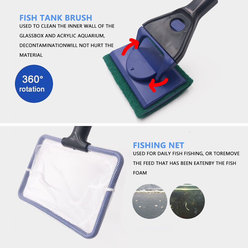 Outil de nettoyage de l'aquarium de réservoir de poisson