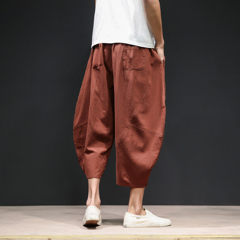 Pantalon large et taille harem pour hommes