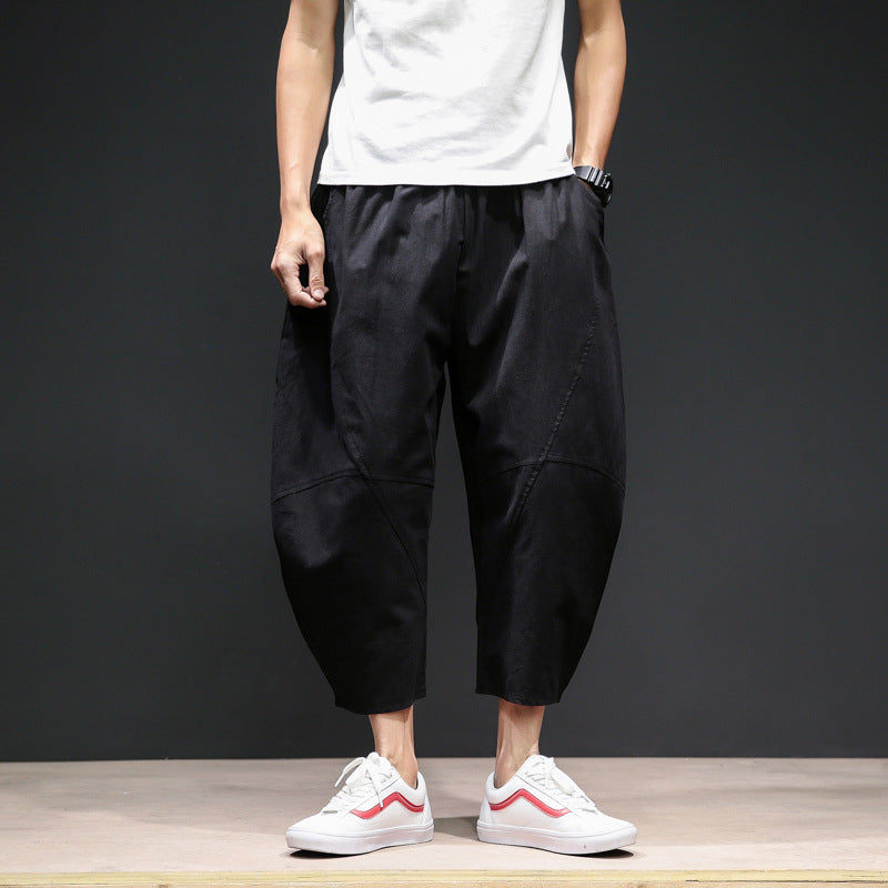 Pantalon large et taille harem pour hommes