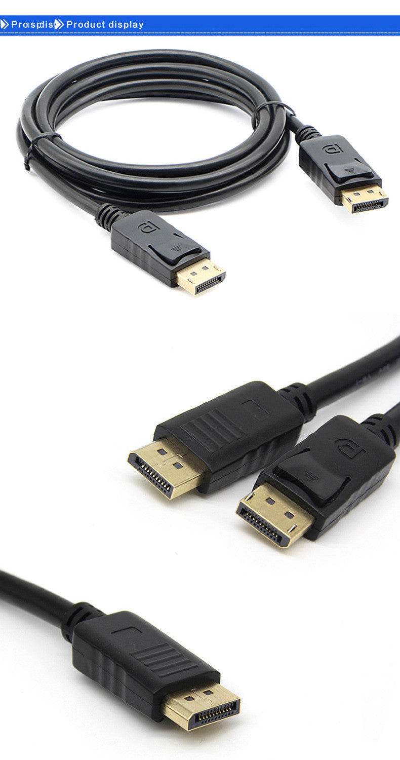 1.8m DP mâle à DP mâle extension câble DisPlayPort câble vidéo DP à DP