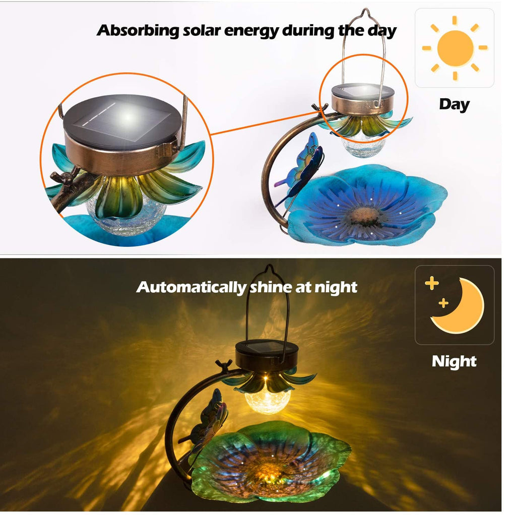 Solaire Crack Ball Bird Feeder