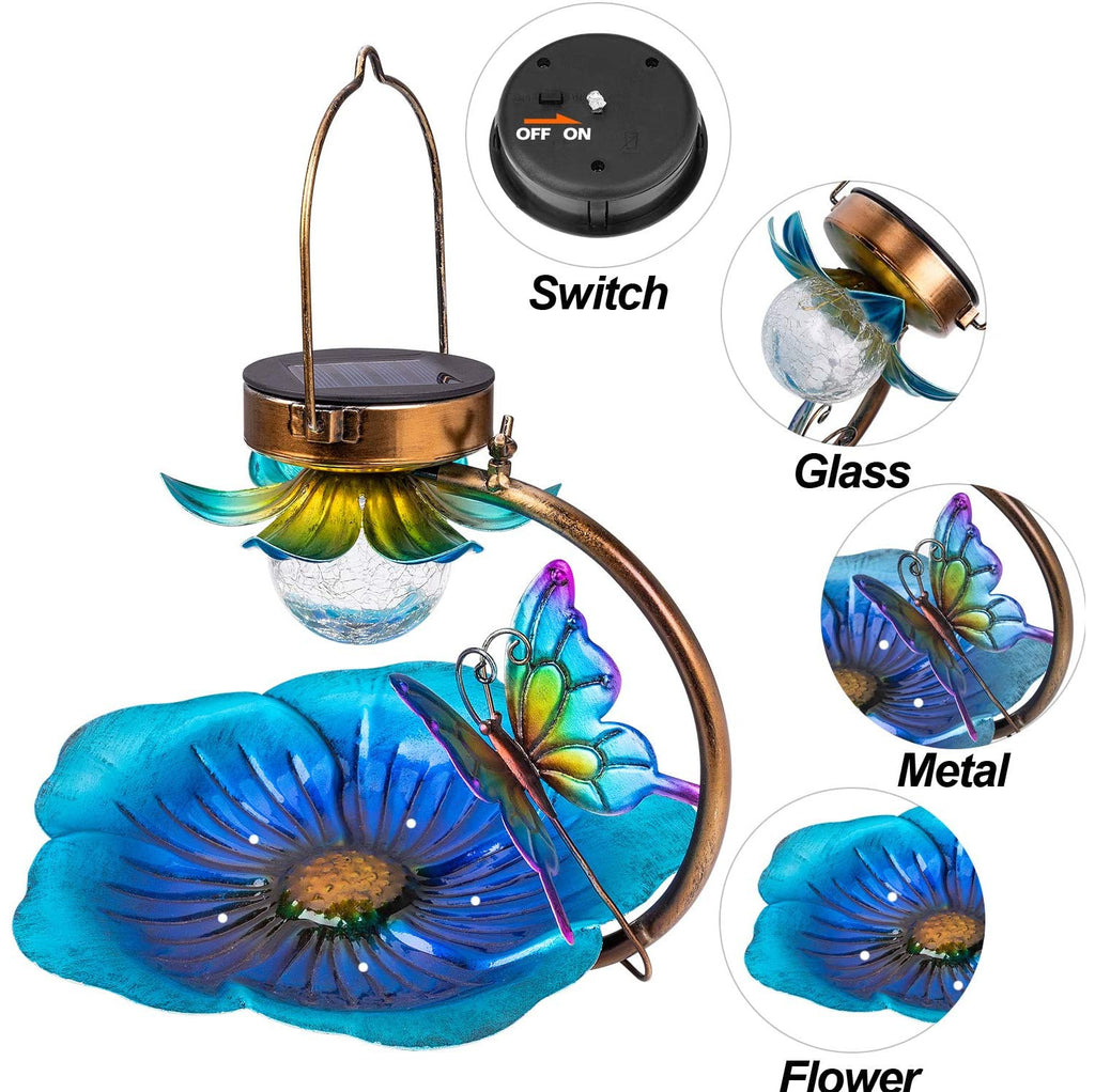 Solaire Crack Ball Bird Feeder