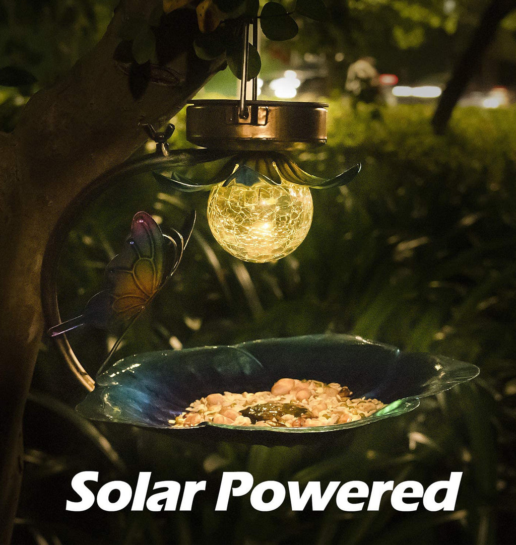 Solaire Crack Ball Bird Feeder