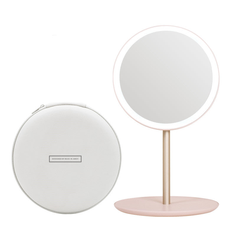 Miroir de maquillage Muid Net Red Portable Led Table Top Dressing Miroir avec lumière