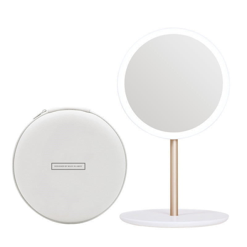 Miroir de maquillage Muid Net Red Portable Led Table Top Dressing Miroir avec lumière