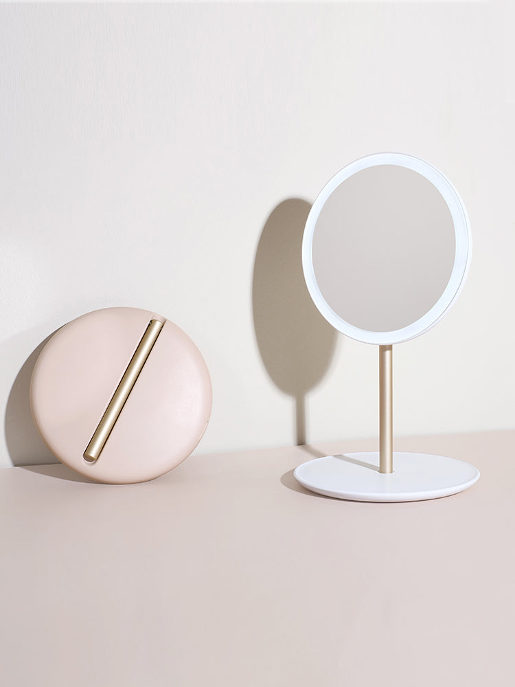 Miroir de maquillage Muid Net Red Portable Led Table Top Dressing Miroir avec lumière