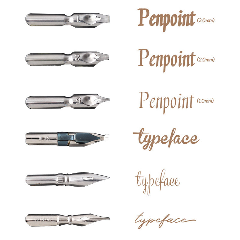 Stylo calligraphie droit et incliné Comic Dip Pen