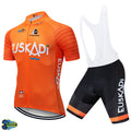 Manche courte orange 12D Cycling Jersey Summer Sports costume