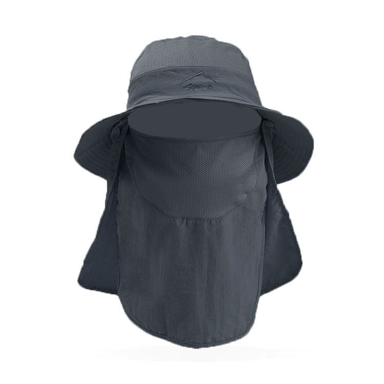 Pare-soleil Chapeau Fisherman Pêche Respirante Chapeau Sun Femme Visage Chapeau