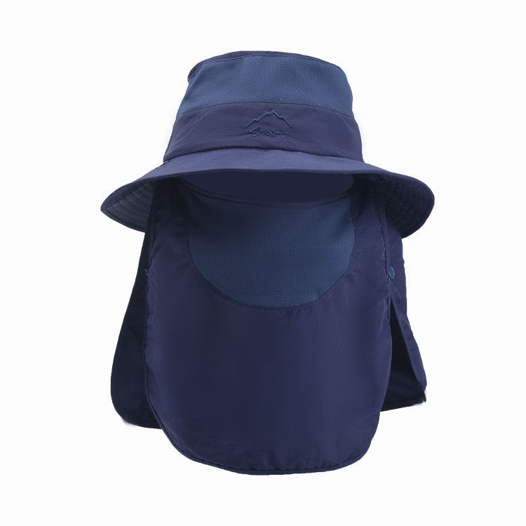 Pare-soleil Chapeau Fisherman Pêche Respirante Chapeau Sun Femme Visage Chapeau