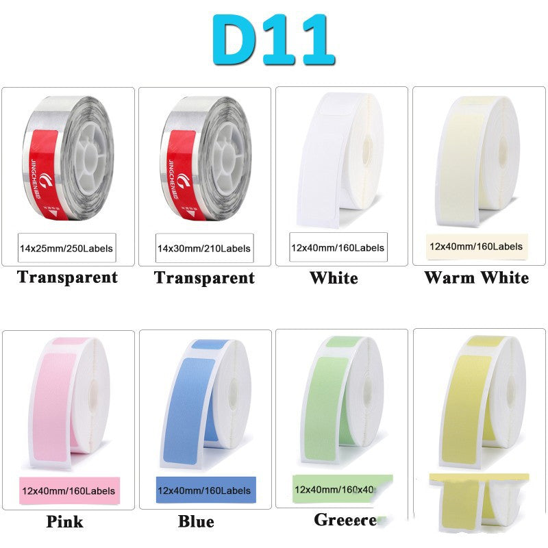 Niimbot D11 Mini Label Printer Paper Supermarket Price Tag