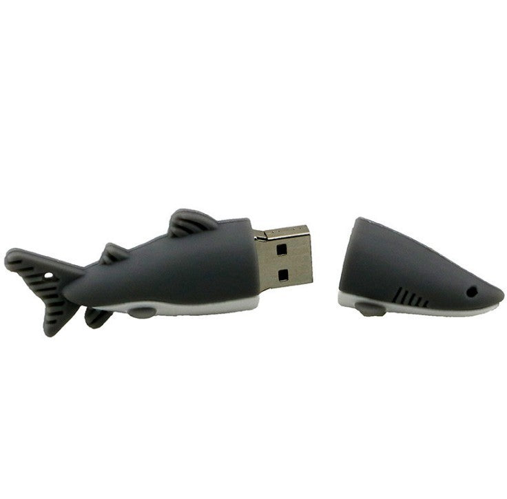 Cartoon Shark Clé USB Simulation créative Clé USB 8g16g Marine A