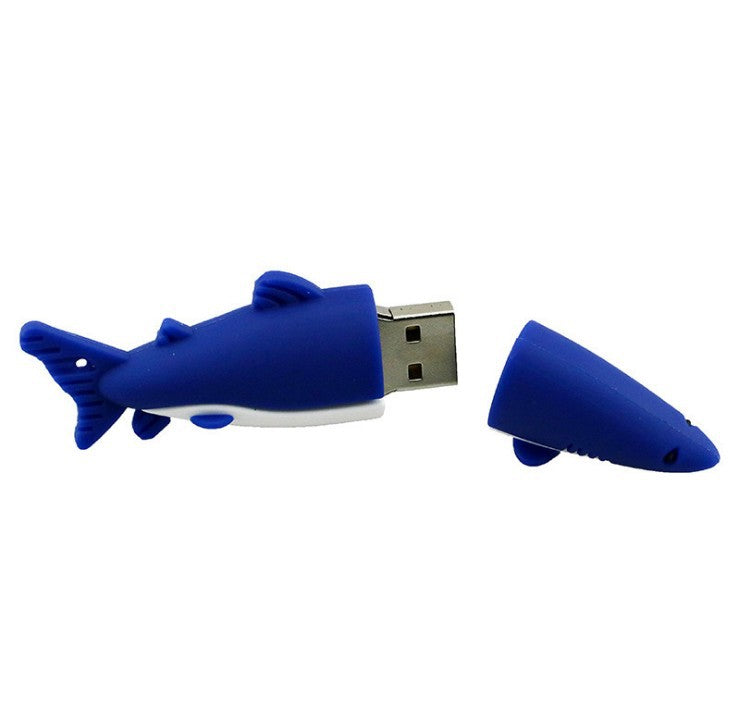 Cartoon Shark Clé USB Simulation créative Clé USB 8g16g Marine A