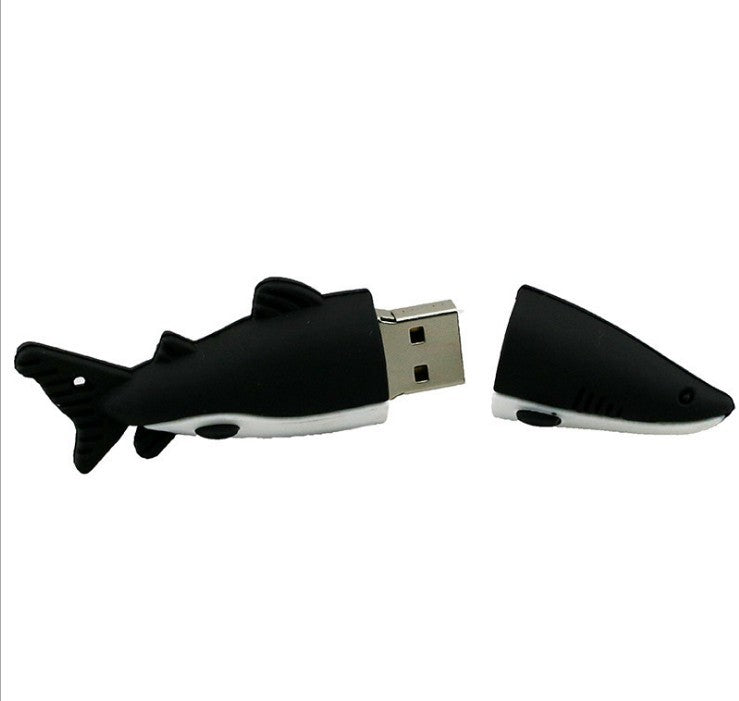 Cartoon Shark Clé USB Simulation créative Clé USB 8g16g Marine A