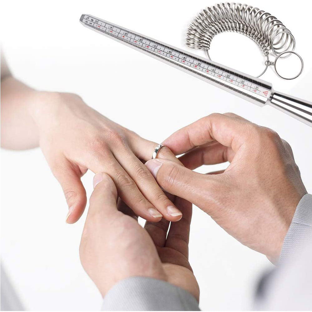 Ensemble de 11 pièces d'outils de bijoux Ring Ruler