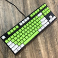 F-87 Clavier mécanique Type-C Ligne Isolée PBT blanche