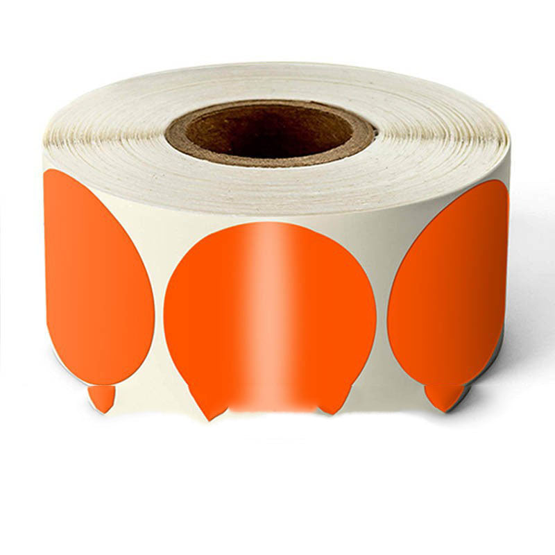 Roll Color Marker Sticker Roll Paper Round Sticker Graffiti Écriture enveloppe scellant Stick