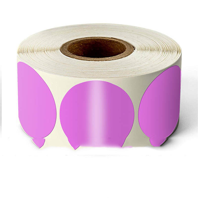 Roll Color Marker Sticker Roll Paper Round Sticker Graffiti Écriture enveloppe scellant Stick