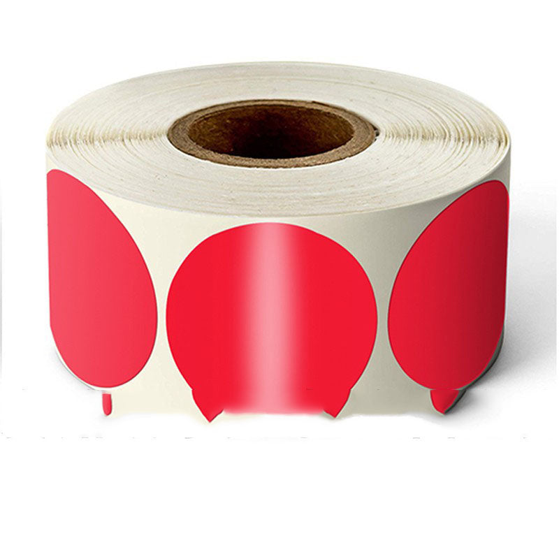 Roll Color Marker Sticker Roll Paper Round Sticker Graffiti Écriture enveloppe scellant Stick
