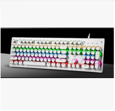 Internet Café métal rétroéclairé manger poulet Usb jeu vert Axis Membrane mécanique clavier