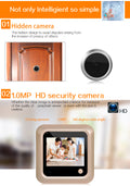 Hidden Smart Electronic Peephole Wired Anti-theft Door Video Mirror