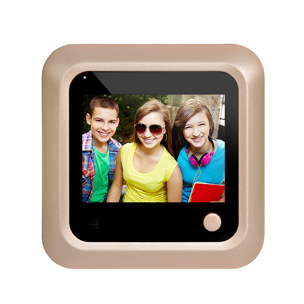 Hidden Smart Electronic Peephole Wired Anti-theft Door Video Mirror