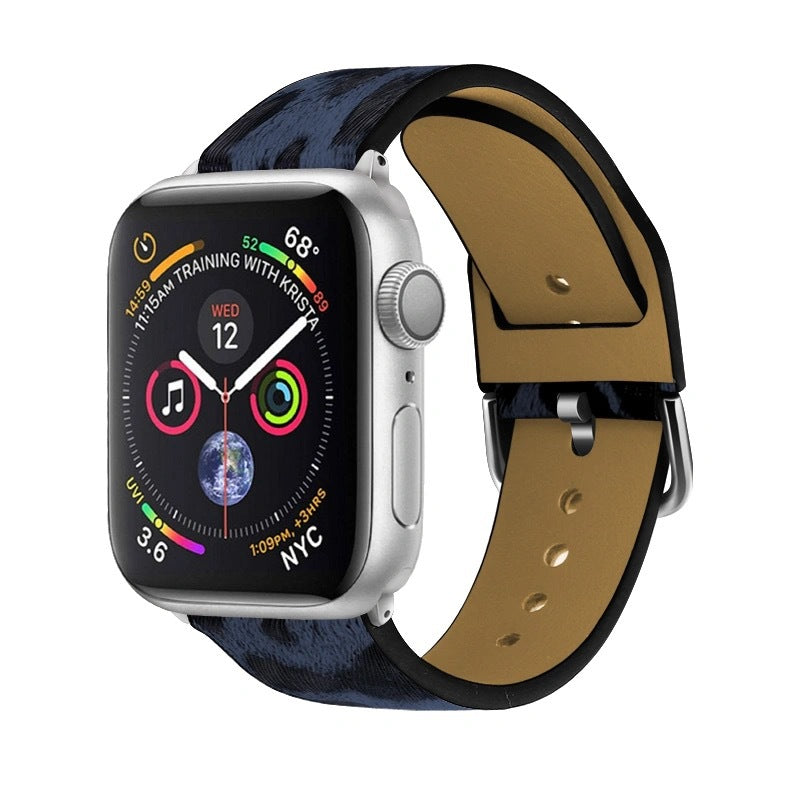 Sangle première en cuir à deux couleurs