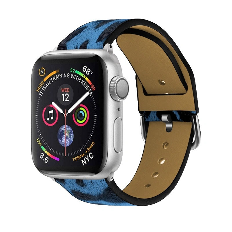 Sangle première en cuir à deux couleurs