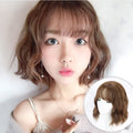 Net rouge complet coiffure style maïs Perm cheveux bouclés court