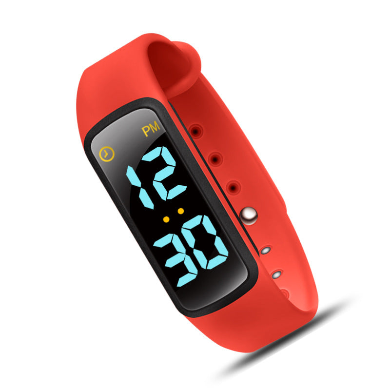 Affichage à trois couleurs Led Main imperméable Musique Couleur Lumière Smart Rappel Bracelet enfant