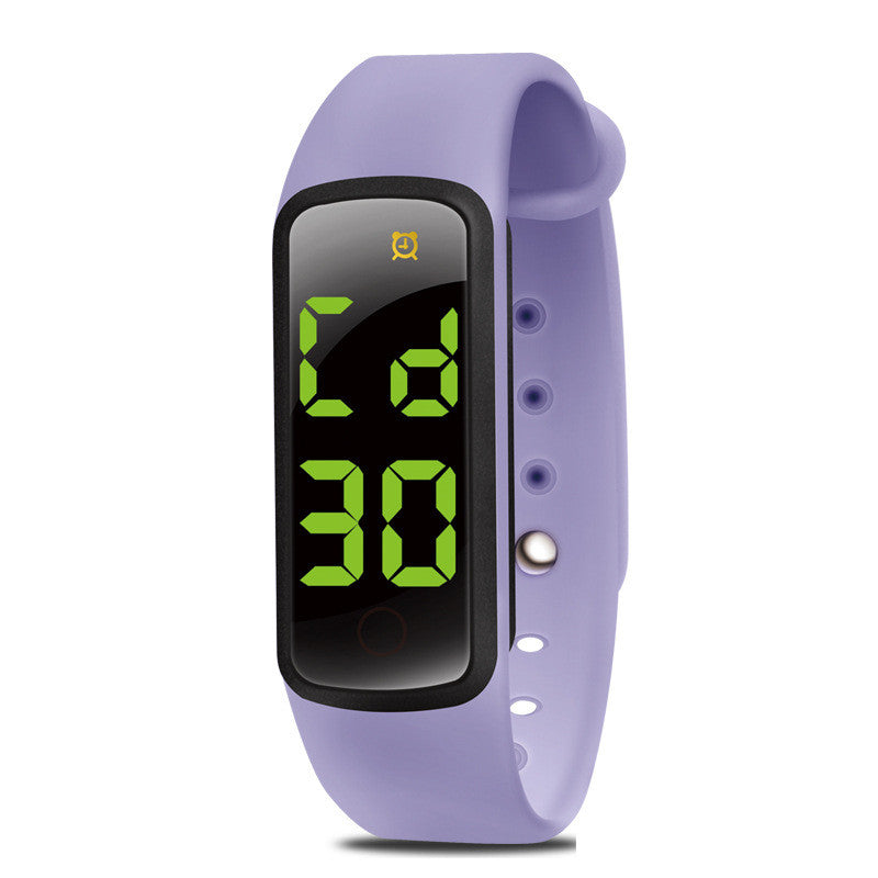Affichage à trois couleurs Led Main imperméable Musique Couleur Lumière Smart Rappel Bracelet enfant