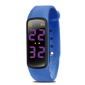Affichage à trois couleurs Led Main imperméable Musique Couleur Lumière Smart Rappel Bracelet enfant