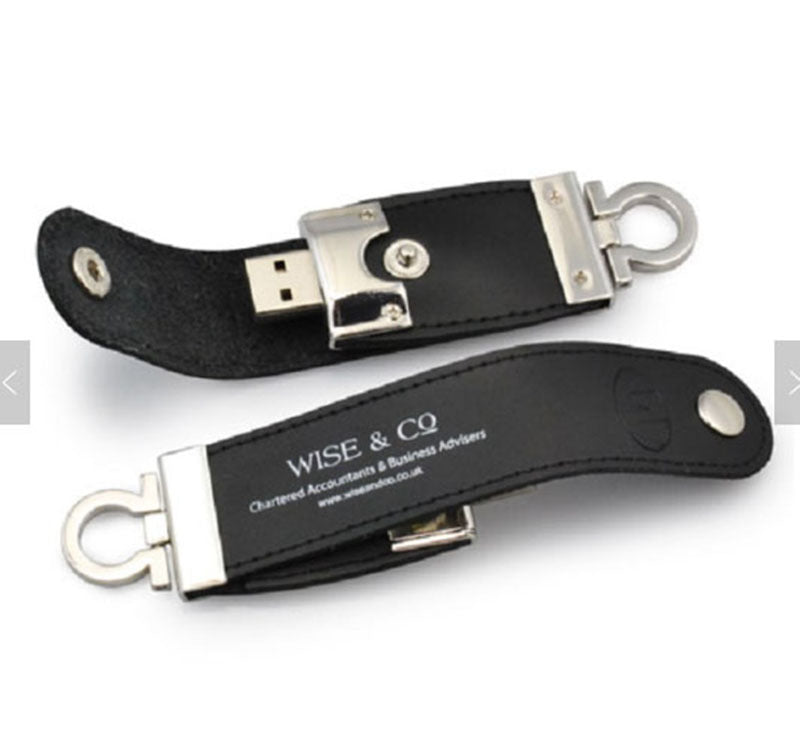 Cuir métallique créatif Usb Flash Drive 4Gb 8Gb 16Gb 32Gb 64Gb 128Gb Memory Media U Disk