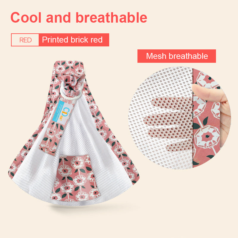 Foulard de bébé Sears Strap Newborn Baby's Front Holding Artifact de bébé simple horizontale Ho