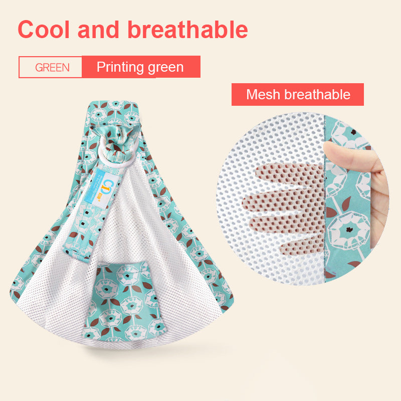 Foulard de bébé Sears Strap Newborn Baby's Front Holding Artifact de bébé simple horizontale Ho