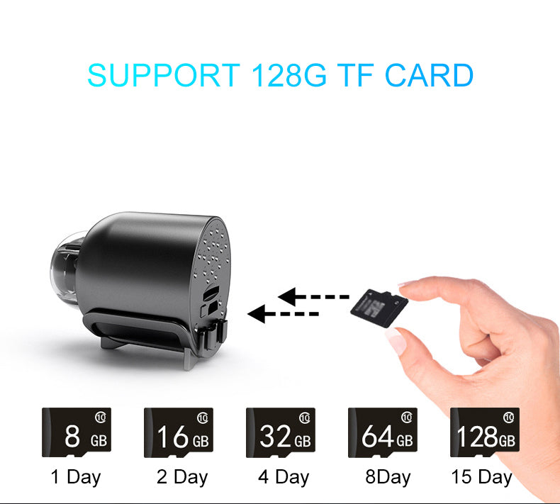 1080P Hd Night Vision Petit moniteur sans fil Wifi Caméra de surveillance à distance Home Network