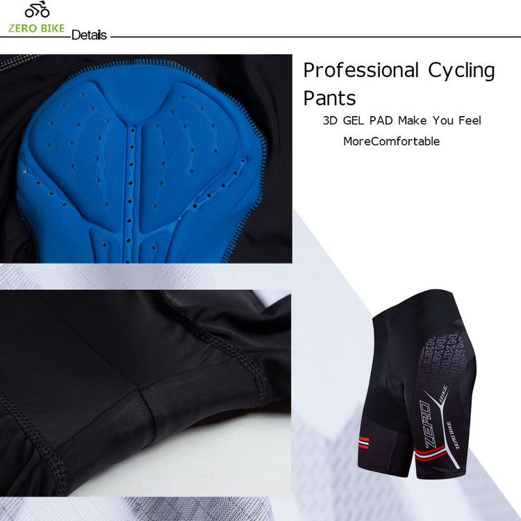 Vélo Hommes Shorts de vélo à sec rapide Coupe courte