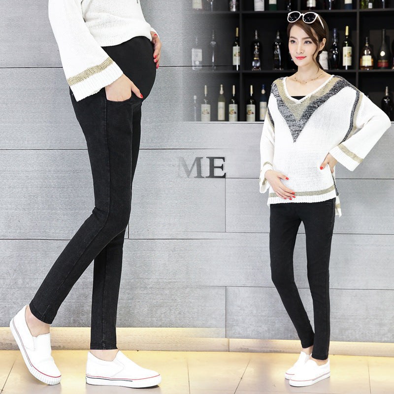 Leggings pour femmes enceintes Chaussures extérieures stretch Pantalons pour femmes