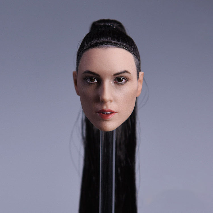 European and American Beauty Hair Transplant Head Sculpt Jx-09