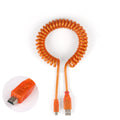 Câble de données de clavier mécanique USB Spiral