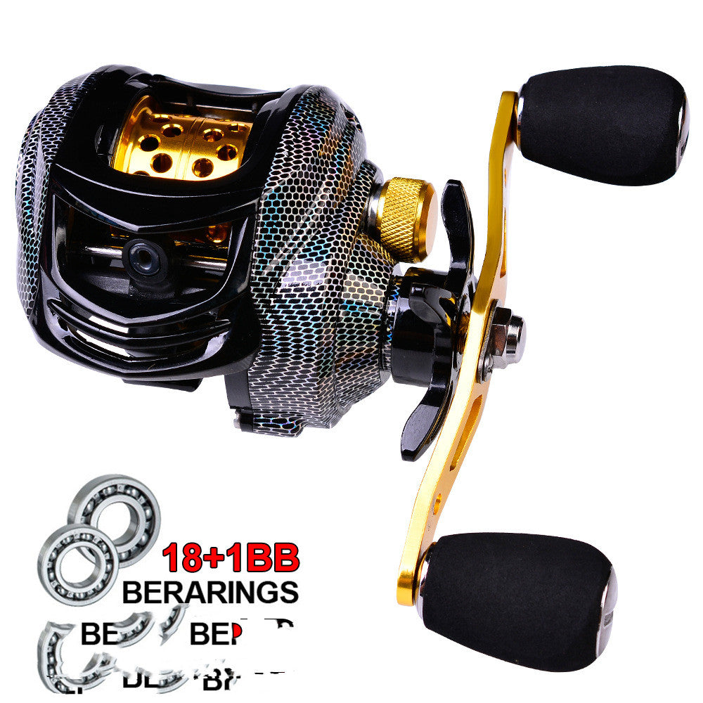 Bobine métallique Baitcasting Pêche bobine 10KG Max Drag